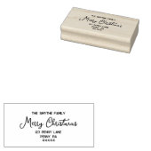 Tampons Encreurs Joyeux Noël manuscrit Script Timbre en caoutchouc (Tamponné)