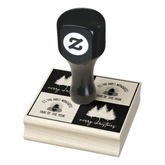 Tampons Encreurs Joyeux Noël mignon Arbre de Noël (Tampon)