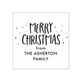 Tampons Encreurs Joyeux Noël mignon points simples étoiles vacances (Impression)