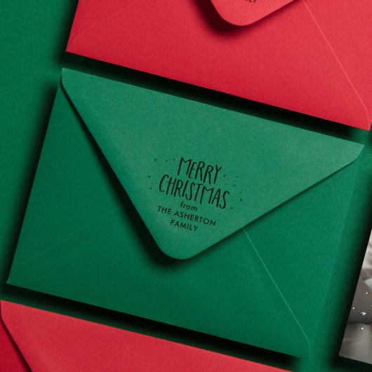 Tampons Encreurs Joyeux Noël mignon points simples étoiles vacances