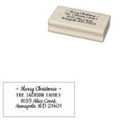 Tampons Encreurs Joyeux Noël Nom de famille (Tamponné)