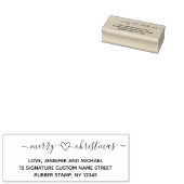 Tampons Encreurs Joyeux Noël Nouvelle adresse (Tamponné)