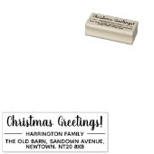 Tampons Encreurs Joyeux Noël personnel auto-adressé (Tamponné)