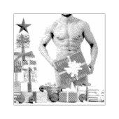 Tampons Encreurs Joyeux Noël SlipperyJoe cadeau blanc rouge argent (Impression)