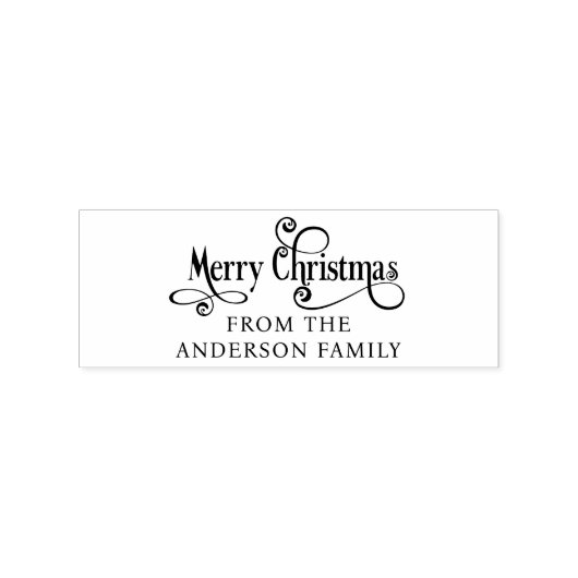 Tampons Encreurs Joyeux Noël Timbre en caoutchouc spécifique au cli (Impression)