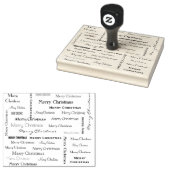 Tampons Encreurs Joyeux Noël Typestyles Police Art (Tamponné)