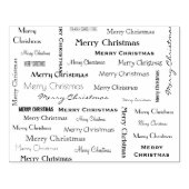 Tampons Encreurs Joyeux Noël Typestyles Police Art (Impression)