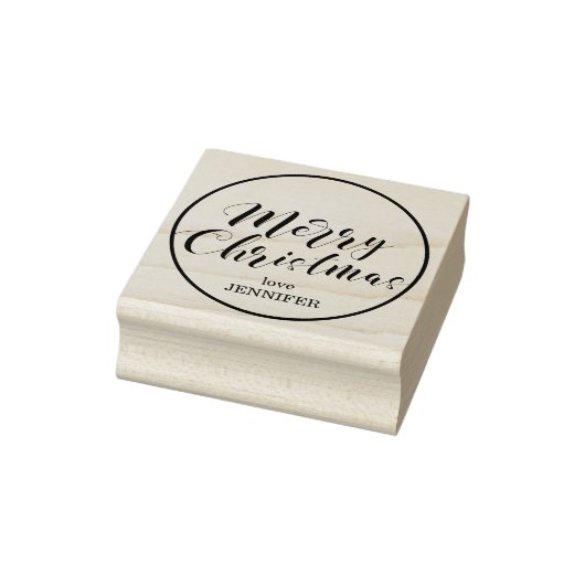 Tampons Encreurs Joyeux script de Noël (Tampon)