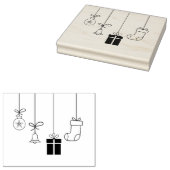 Tampons Encreurs Joyeux timbre de Noël (Tamponné)