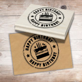 Tampons Encreurs Joyeux timbre en caoutchouc d'anniversaire