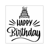 Tampons Encreurs Joyeux timbre en caoutchouc d'anniversaire (Impression)