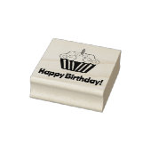 Tampons Encreurs Joyeux Timbre en caoutchouc de Cupcake Anniversair (Tampon)