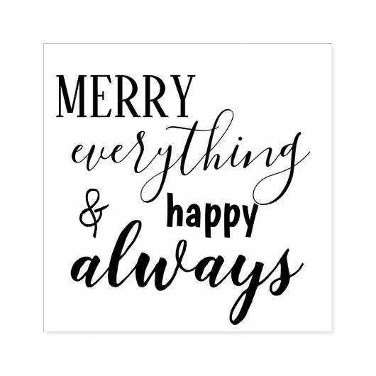 Tampons Encreurs Joyeux tout & Joyeux timbre en caoutchouc (Impression)