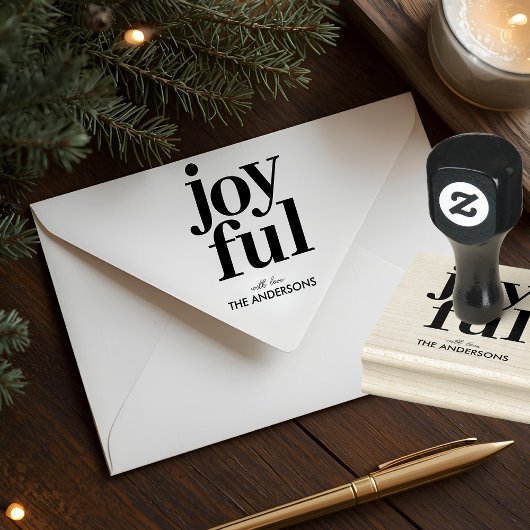Tampons Encreurs Joyful Personalized Christmas