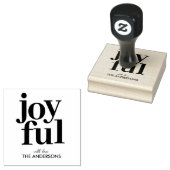 Tampons Encreurs Joyful Personalized Christmas (Tamponné)