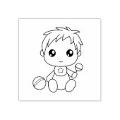 Tampons Encreurs Jumpsuit bébé garçon Couleur moi (Impression)