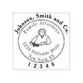 Tampons Encreurs Juridique, Avocat, Timbre d'avocat avec police tra (Impression)