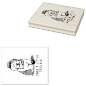 Tampons Encreurs Juste un petit problème Vieux anglais Sheepdog Gre (Tamponné)