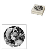 Tampons Encreurs Juste une fille de pisces | Horoscope (Tamponné)