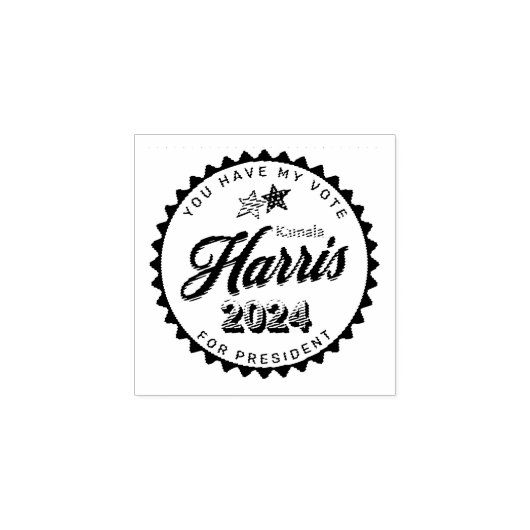 Tampons Encreurs Kamala Harris 2024 | Vous avez mon vote (Impression)