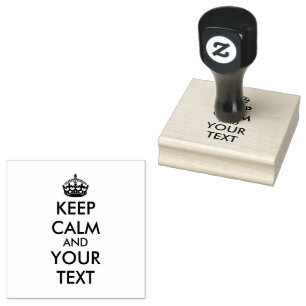 Tampons Encreurs KEEP CALM personnalisé et votre texte