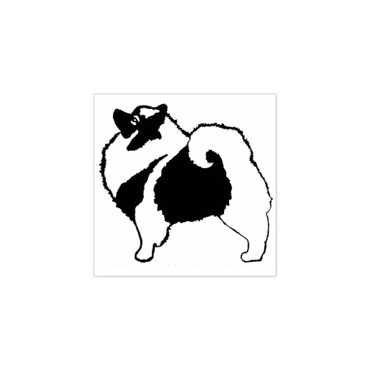 Tampons Encreurs Keeshond Graphics - Cute Original Chig Art (Impression)