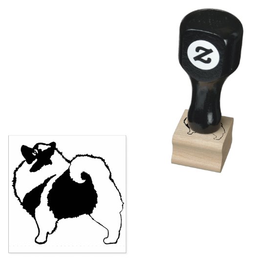 Tampons Encreurs Keeshond Graphics - Cute Original Chig Art (Tamponné)