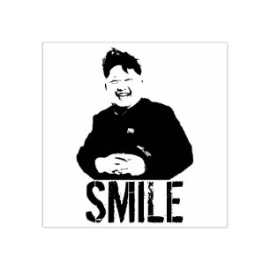 Tampons Encreurs Kim Jong Un souriant