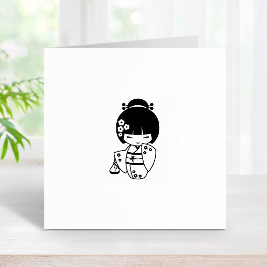 Tampons Encreurs Kimono Geisha 2 japonais