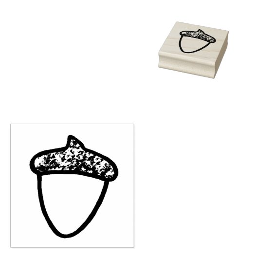 Tampons Encreurs KiniArt Acorn Rubber Stamp (Tamponné)
