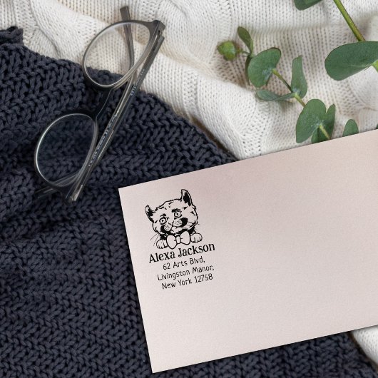 Tampons Encreurs Kinkalow Cat Adresse de retour