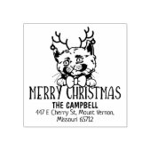 Tampons Encreurs Kinkalow Chat Retour Adresse Noël (Impression)