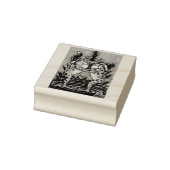 TAMPONS ENCREURS KISSING FROGS, CHRISTMAS MISTLETOE CAOUTCHOUC (Tampon)