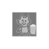 Tampons Encreurs Kit de Popcorn Anime Chat Stamp (Impression)