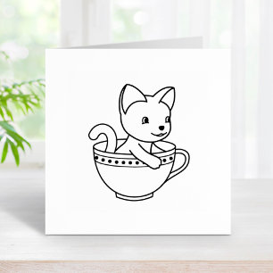 Tampons Encreurs Kitten en Coupe - Chat en Coupe