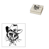 Tampons Encreurs Kitty Rubber Stamp (Tamponné)