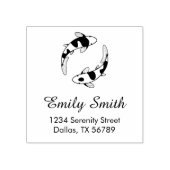 Tampons Encreurs Koi Fish Adresse (Impression)