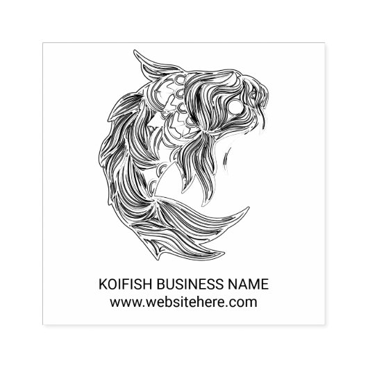 Tampons Encreurs Koi fish Mandala (Impression)