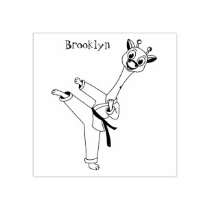 Tampons Encreurs Kung Fu giraffe