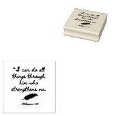 Tampons Encreurs La Bible est forte - Phil. 4:13 (Tamponné)