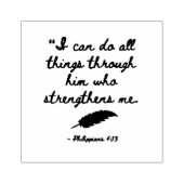 Tampons Encreurs La Bible est forte - Phil. 4:13 (Impression)