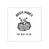 Tampons Encreurs La bière vibes le chemin (Impression)
