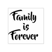 Tampons Encreurs La famille est pour toujours l'estampille, la fabr (Impression)
