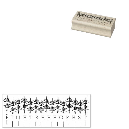 Tampons Encreurs La forêt des pins (Tamponné)