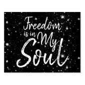 Tampons Encreurs La liberté est dans mon âme (Impression)