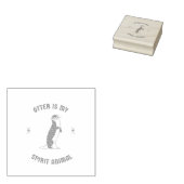 Tampons Encreurs la loutre est mon animal d'esprit (Tamponné)