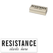 Tampons Encreurs La résistance commence ici (Tamponné)