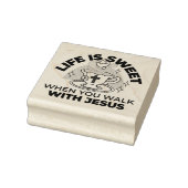 Tampons Encreurs La vie est douce avec Jésus - Christian Faith Tea (Tampon)