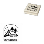 Tampons Encreurs La vie est une belle aventure Camping (Tamponné)