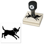 Tampons Encreurs Labrador Retriever Running with Stick | Chien mign (Tamponné)